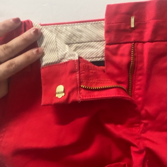 J. Crew 3” Women’s Classic Red Chino Casual shorts 100% cotton size 6 - Picture 5 of 8